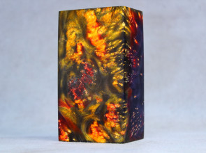 Stabilized Maple Burl Wood Mod Block